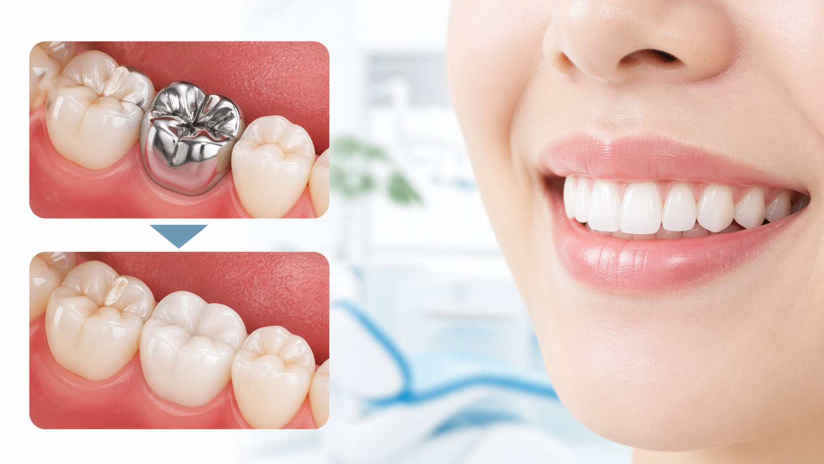 銀歯を白くしたい時の費用と治療法の比較