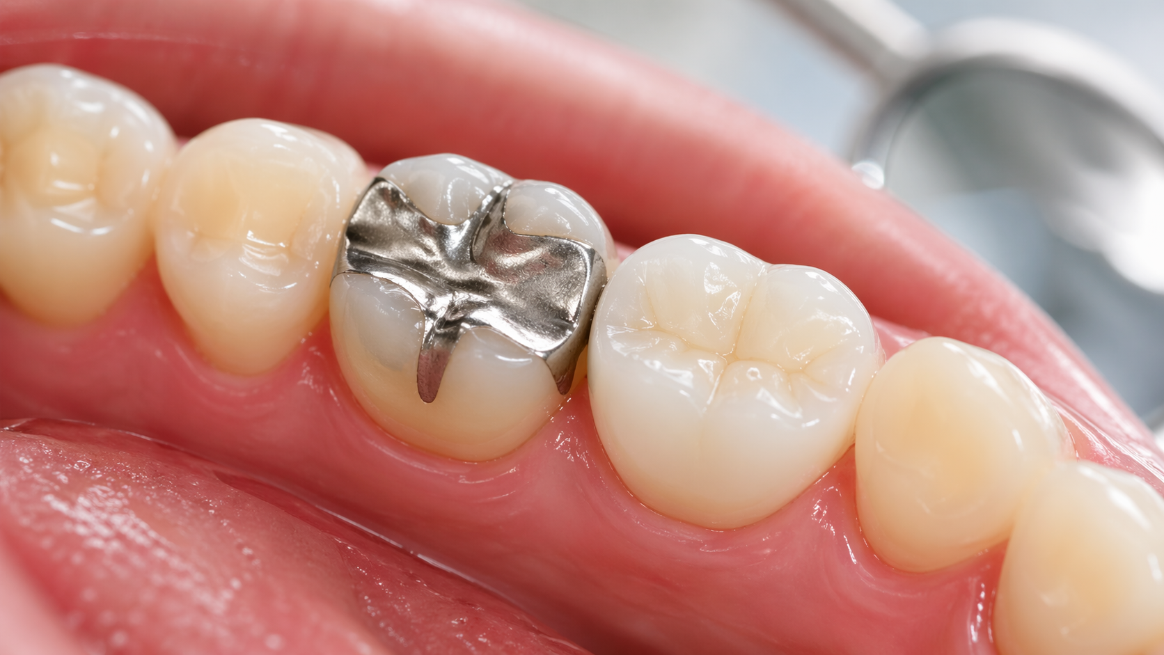 銀歯を白くしたい時、奥歯はどうする？