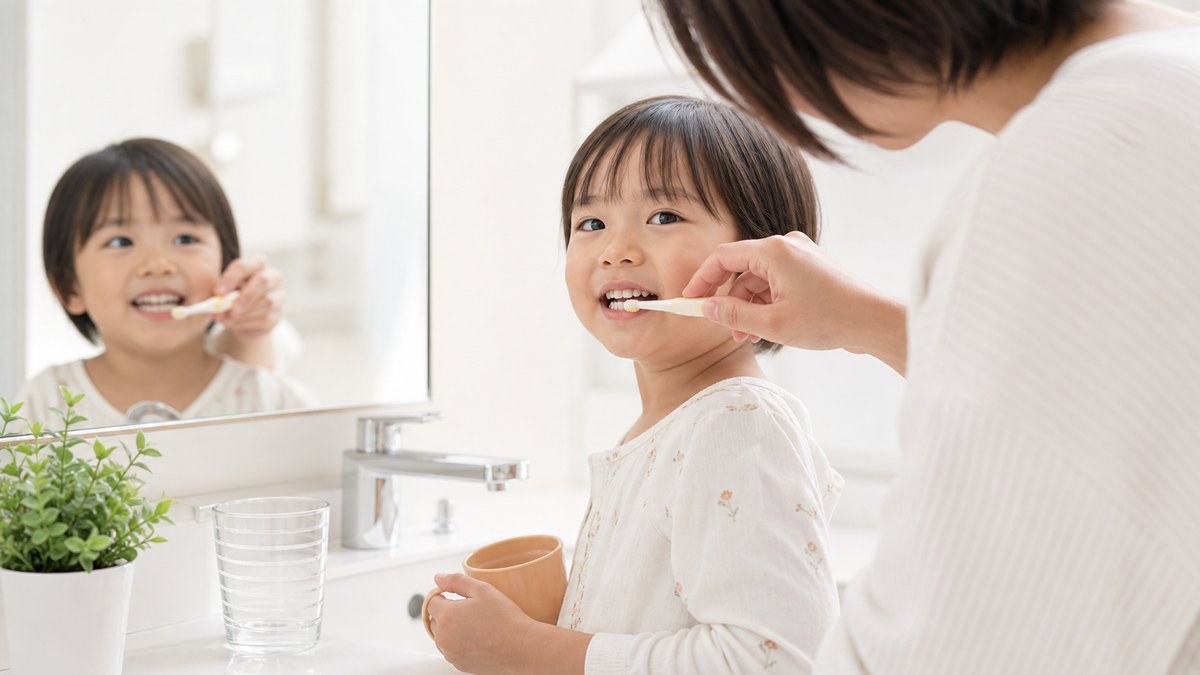 仕上げ磨きや定期的な確認で、子供の虫歯を早めに予防しやすくなります